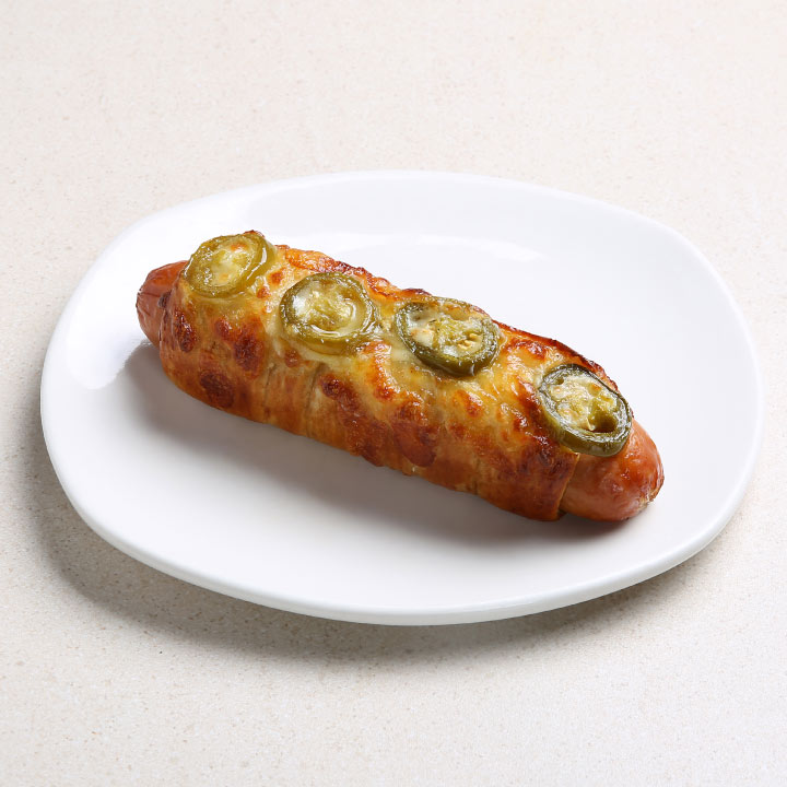 할라피뇨 치즈 핫도그 사진