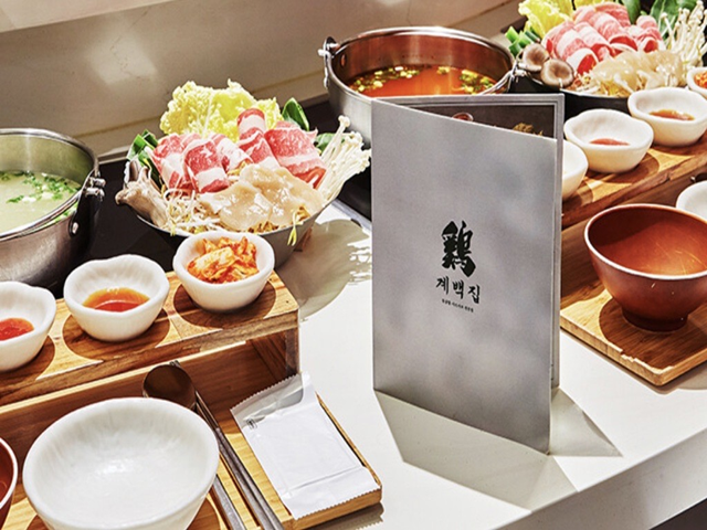 뜨끈한 육수에 담아 다채롭게 즐기는 야채와 고기의 향연,
맛도 좋고 든든한 계백집