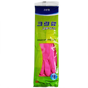 크린 고무장갑(대)
