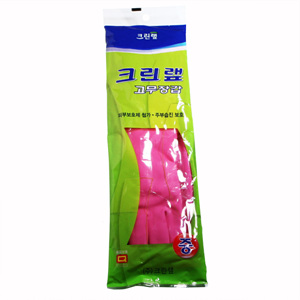 크린 고무장갑(중)