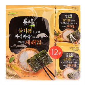 풀무원 들기름 재래김 (12봉)