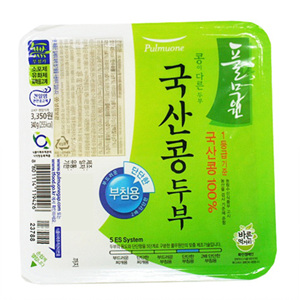 풀무원 국산콩 단단한 부침두부(340g)