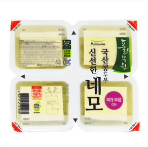 풀무원 국산콩 신선한 네모두부(340g)