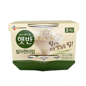 씨제이 햇반 발아현미밥(210G*3EA)