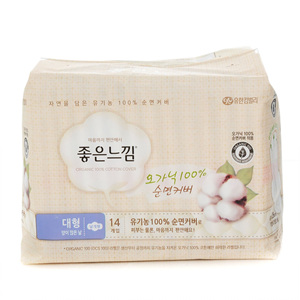 좋은느낌 오가닉코튼커버 대형 날개(14p)