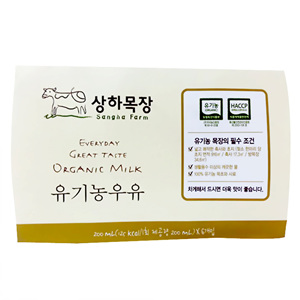 매일 상하 유기멸균우유 (200ml*6입)