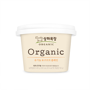 매일우유 상하목장 유기농 요구르트 플레인 (400g)