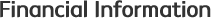 Financial Information