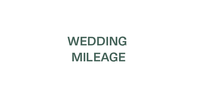 WEDDING MILEAGE 01 마일리지 리워드 기준