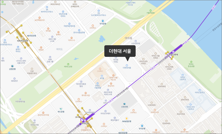 더현대 서울 위치