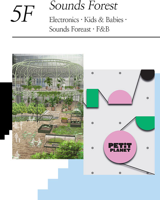 5F Sounds Forest 쁘띠플래닛(스튜디오쁘디, 아동, 유아) 가전 · 아동 · 유아 · 사운즈 포레스트