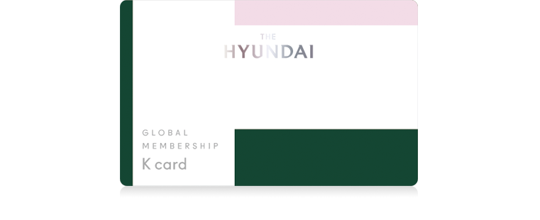 The HYUNDAI GLOBAL MEMBERSHIP K card