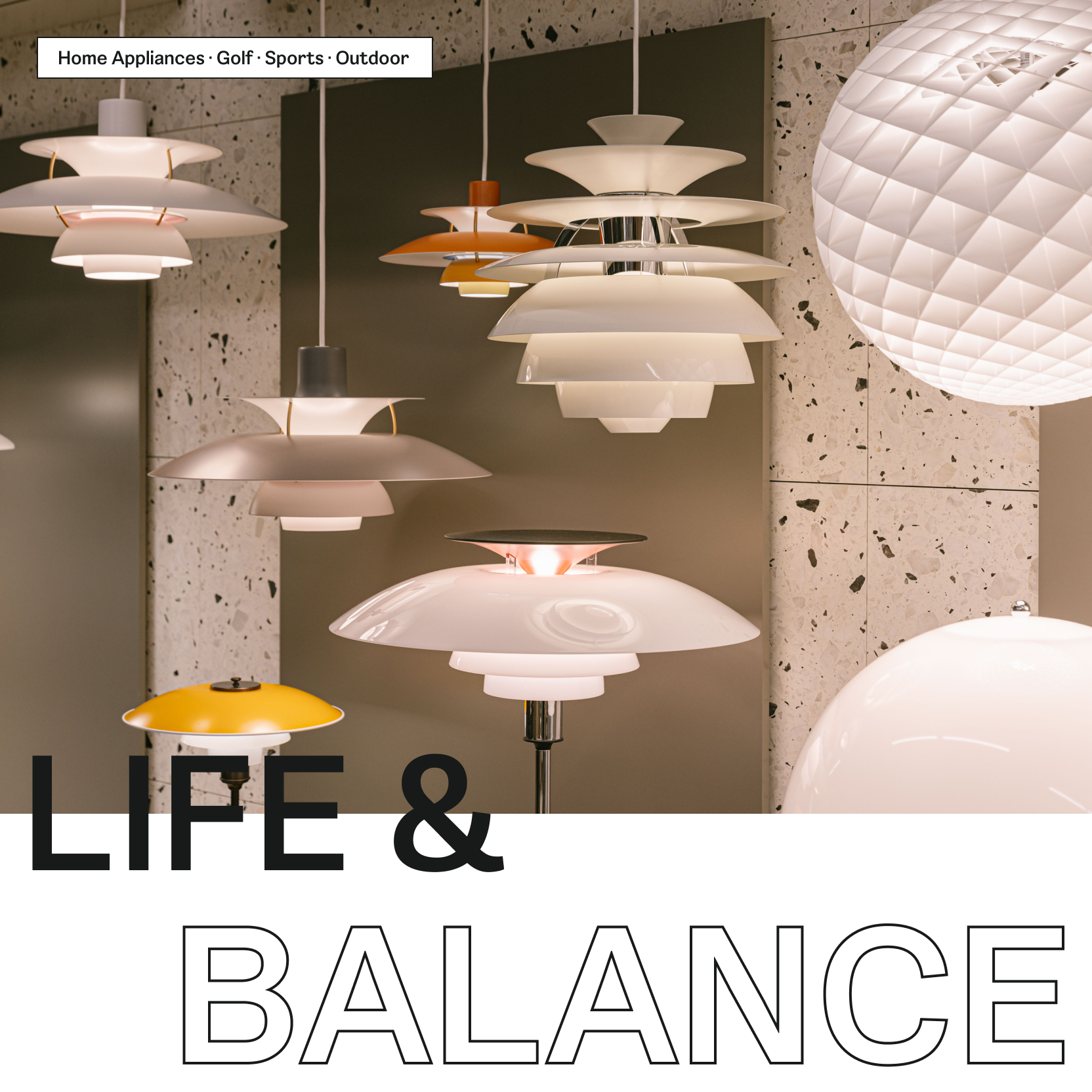 LIFE & BALANCE - 리빙 (식기/침구/가구) · 골프 · 스포츠 · 아웃도어